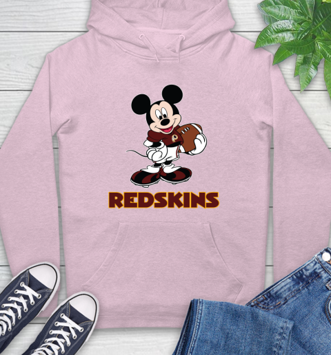 NFL Football Washington Redskins Cheerful Mickey Mouse Shirt Hoodie 10