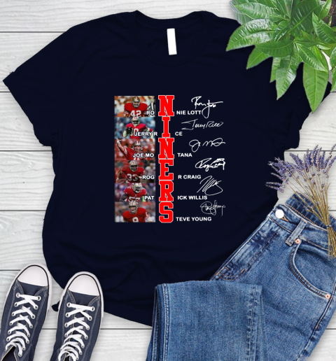 Niners Player Name And Signature San Francisco 49ers Shirts 83