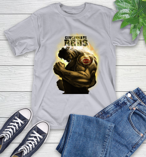 Cincinnati Reds MLB Baseball Hulk Marvel Avengers Sports T-Shirt 6