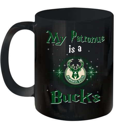 NBA Basketball Harry Potter My Patronus Is A Milwaukee Bucks Ceramic Mug 11oz