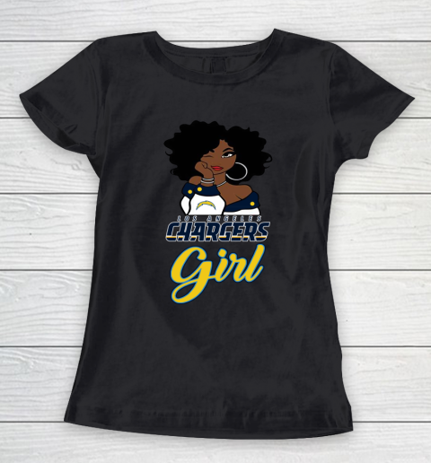 Los Angeles Chargers Girl NFL Women's T-Shirt 2