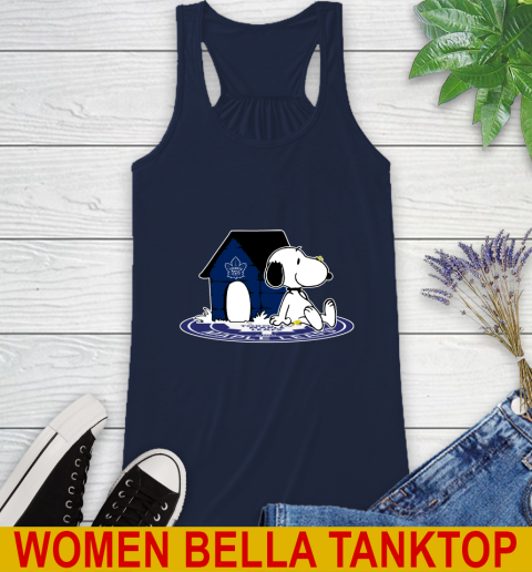 NHL Hockey Toronto Maple Leafs Snoopy The Peanuts Movie Shirt Racerback Tank 11