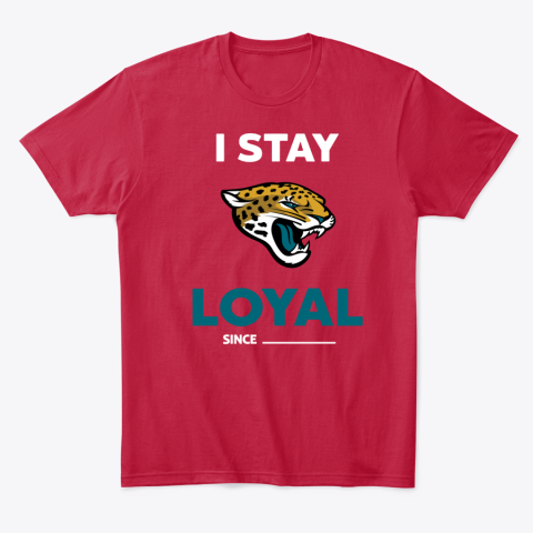 ej9r jacksonville jaguars i stay loyal classic t shirt 2 front red