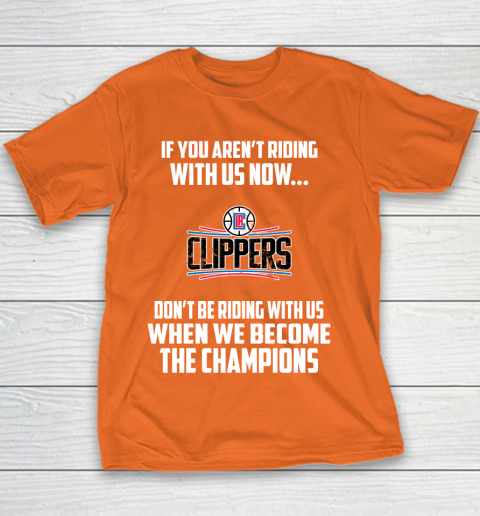 NBA LA Clippers Basketball We Become The Champions Youth T-Shirt 4