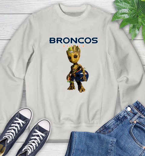 Denver Broncos NFL Football Groot Marvel Guardians Of The Galaxy Sweatshirt 12