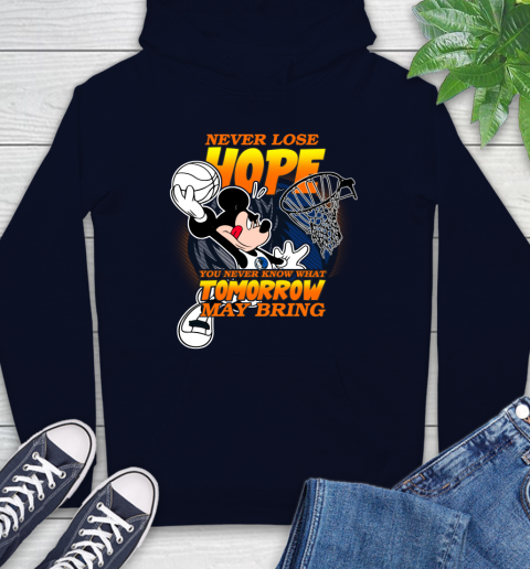 Dallas Mavericks NBA Basketball Mickey Disney Never Lose Hope Hoodie 3