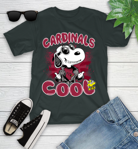 NFL Football Arizona Cardinals Cool Snoopy Shirt Youth T-Shirt 5