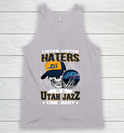 Listen Haters It is JAZZ Time Baby NBA Tank Top 3