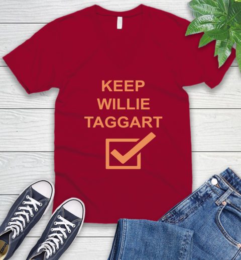 Keep Willie Taggart V-Neck T-Shirt 8