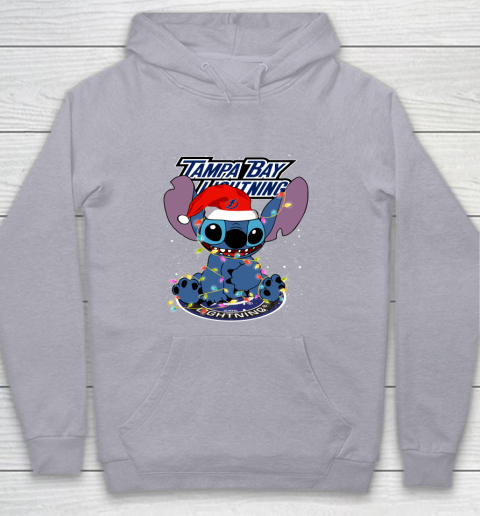 Tampa Bay Lightning NHL Hockey noel stitch Christmas Youth Hoodie 4