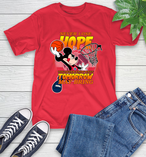 Washington Wizards NBA Basketball Mickey Disney Never Lose Hope T-Shirt 11