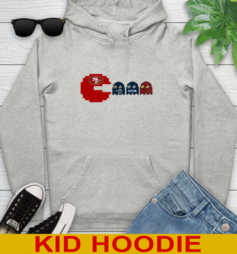 San Francisco 49ers NFL Football Pac Man Champion Youth Hoodie