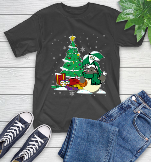 Boston Celtics NBA Basketball Cute Tonari No Totoro Christmas Sports T-Shirt