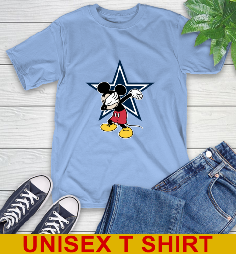 Dallas Cowboys NFL Football Dabbing Mickey Disney Sports T-Shirt 11