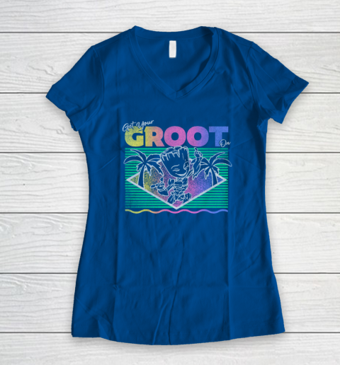 Get Your Groot On Women's V-Neck T-Shirt 5
