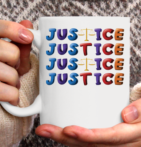 Autism Awareness Support  Justice  Awareness  Equality  Supporters Ceramic Mug 11oz