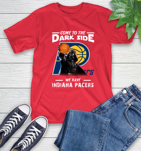 NBA Come To The Dark Side We Have Indiana Pacers Star Wars Darth Vader Basketball T-Shirt 11