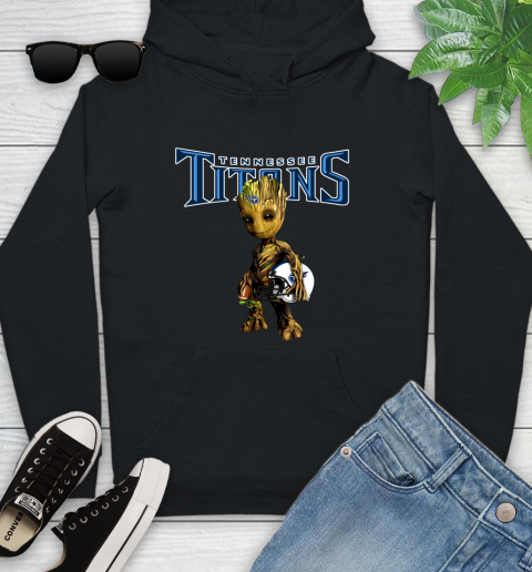 Tennessee Titans NFL Football Groot Marvel Guardians Of The Galaxy Youth Hoodie 2