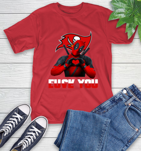 NHL Tampa Bay Buccaneers Deadpool Love You Fuck You Football Sports T-Shirt 11