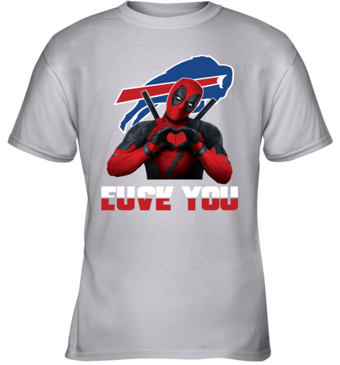 NFL Buffalo Bills Deadpool Love You Fuck You Football Sports 6JXxpYpwK0l youth t shirt 26 95 151514 front sport grey
