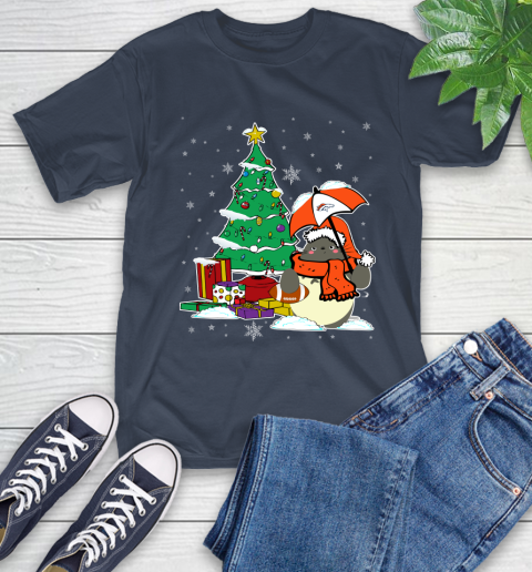 Denver Broncos NFL Football Cute Tonari No Totoro Christmas Sports T-Shirt 3