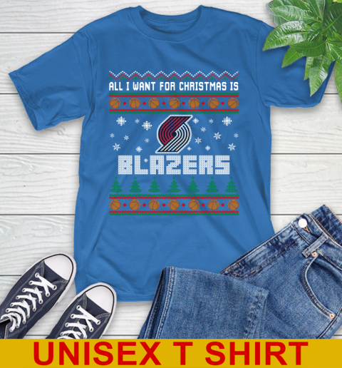 NBA All I Want For Christmas Is Portland Trail Blazers Basketball Sports 11