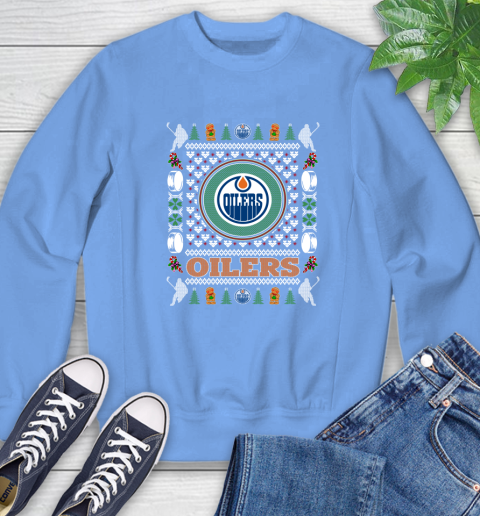 Edmonton Oilers Merry Christmas NHL Hockey Loyal Fan Ugly Shirt 35