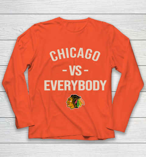 Chicago Blackhawks Vs Everybody Youth Long Sleeve 3