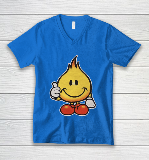 World Industries Flame Boy Hook Ups Skate Hookups Hook Ups 90's Vintage V-Neck T-Shirt 5