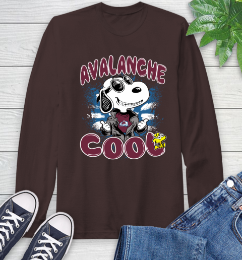 NHL Hockey Colorado Avalanche Cool Snoopy Shirt Long Sleeve T-Shirt 8