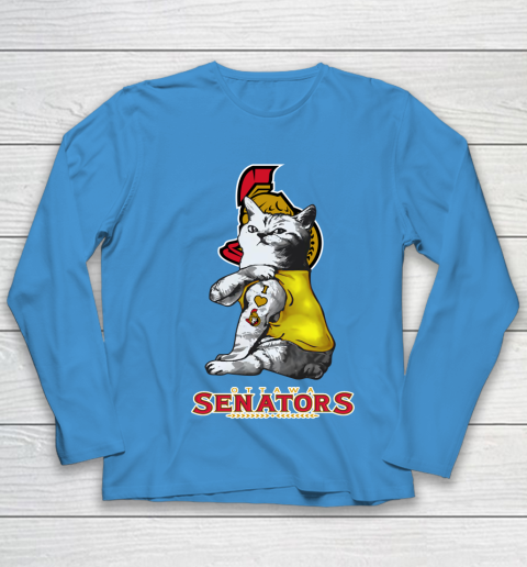 NHL My Cat Loves Ottawa Senators Hockey Youth Long Sleeve 5