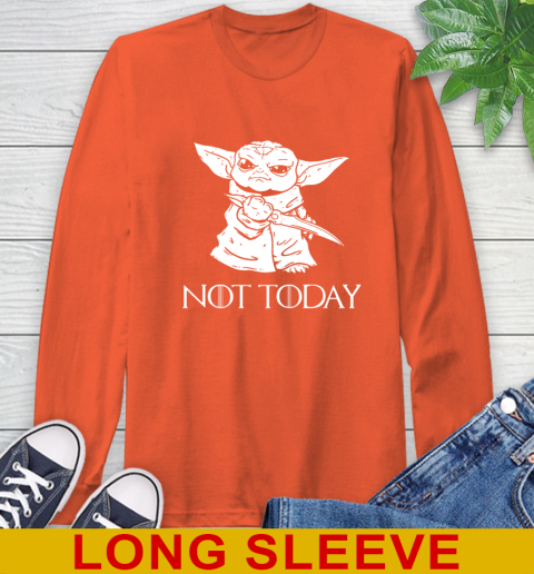 Not Today Game Of Thrones Star Wars Baby Yoda Shirt 58