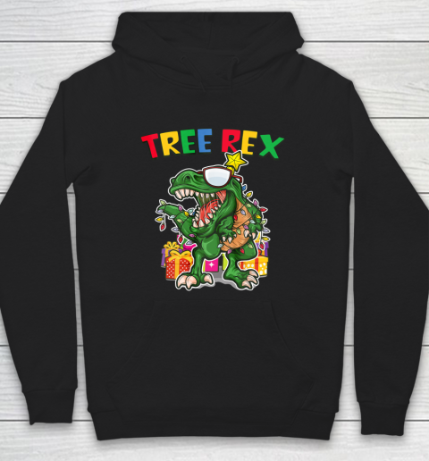 Tree Rex Christmas Dinosaur Pajamas Men Boys Kids Xmas Gifts Hoodie