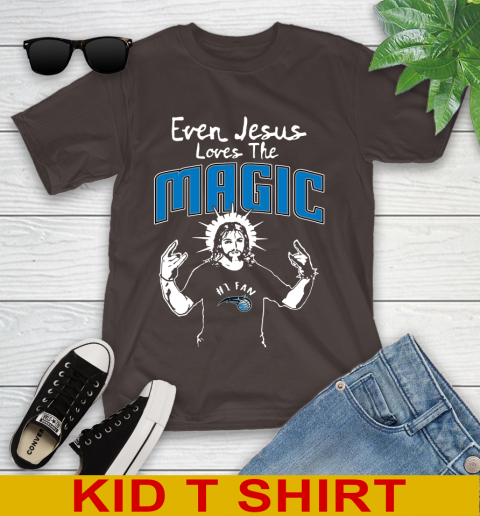 Orlando Magic NBA Basketball Even Jesus Loves The Magic Shirt Youth T-Shirt 6