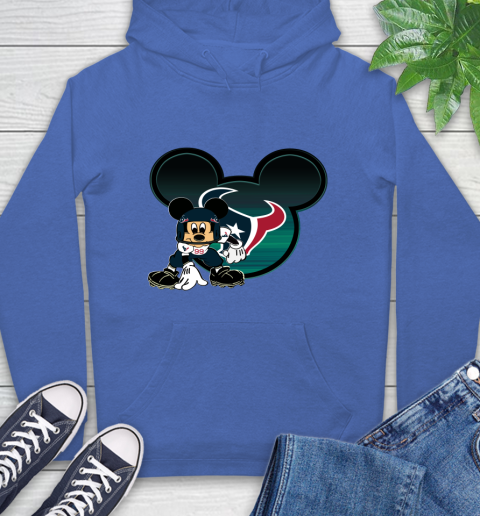 NFL Houston Texans Mickey Mouse Disney Football T Shirt Hoodie 9