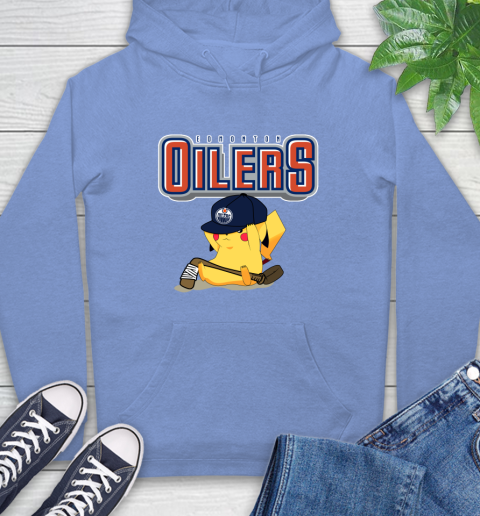 NHL Pikachu Hockey Sports Edmonton Oilers Hoodie 11