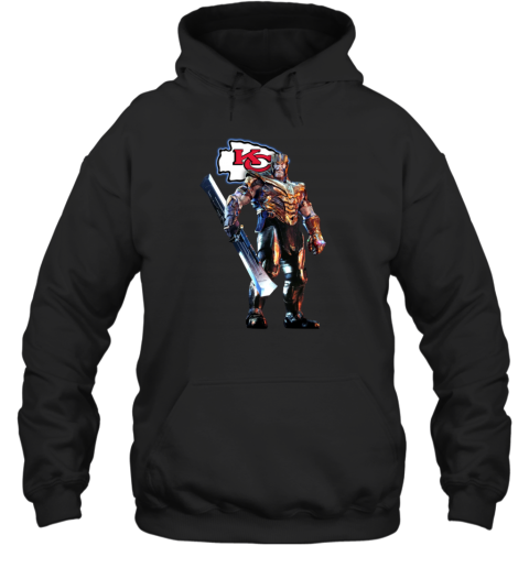 NFL Thanos Marvel Avengers Endgame Football Kansas City Chiefs Hoodie