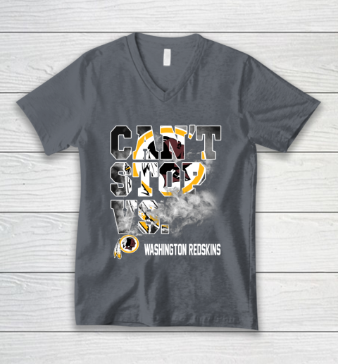NFL Washington Redskins Can't Stop Vs V-Neck T-Shirt 4