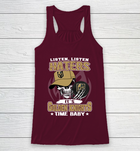 Listen Haters It is KNIGHTS Time Baby NHL Racerback Tank 2