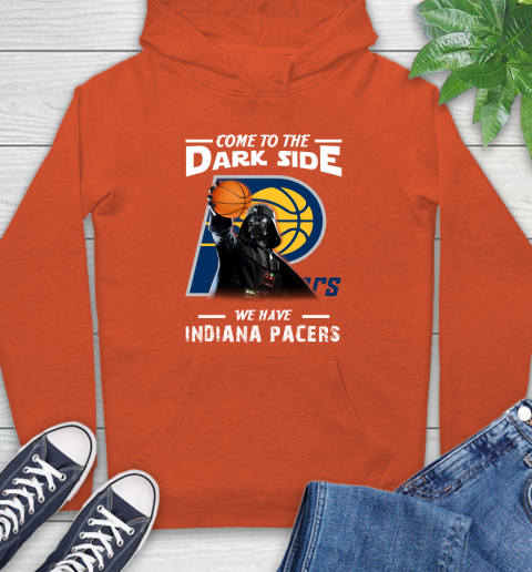 NBA Come To The Dark Side We Have Indiana Pacers Star Wars Darth Vader Basketball Hoodie 4