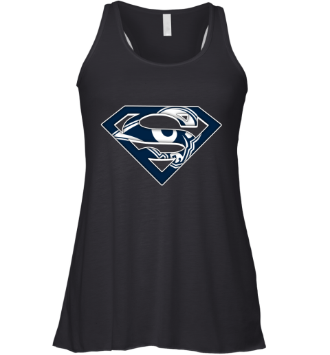 We Are Undefeatable The Los Angeles Rams x Superman NFL Racerback Tank