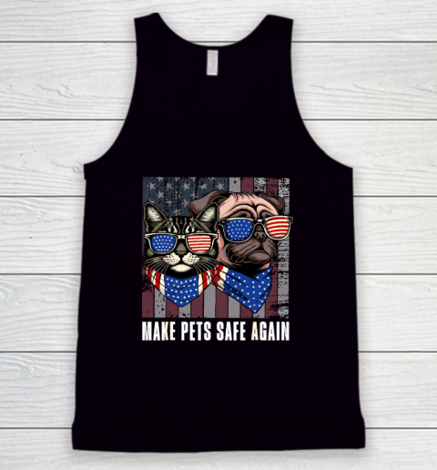 Make Pets Safe Again Trump Harris Debate Eating The Dogs Cat Tank Top