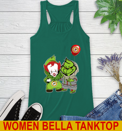 Indiana Pacers Baby Pennywise Grinch Christmas NBA Basketball Racerback Tank 7