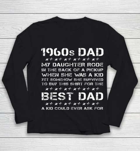 Funny 1960s Dad Girl Dad And Daughter Father's Day Youth Long Sleeve