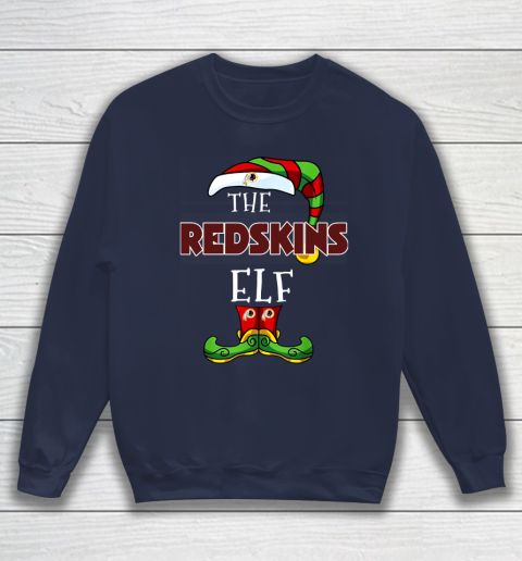 Washington Redskins Christmas ELF Funny NFL Sweatshirt Tee For Sports