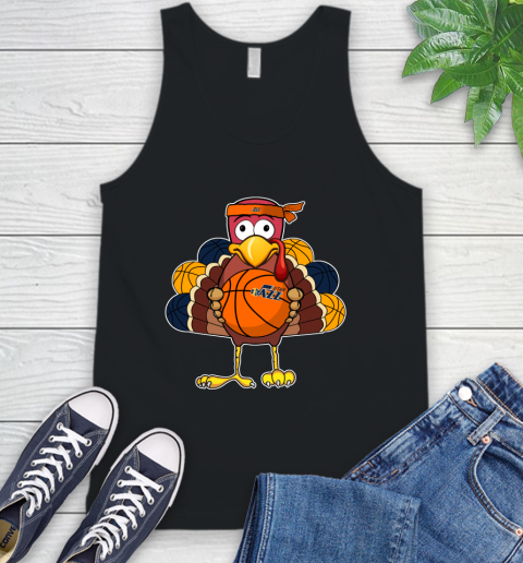 Utah Jazz Turkey thanksgiving day Tank Top 2