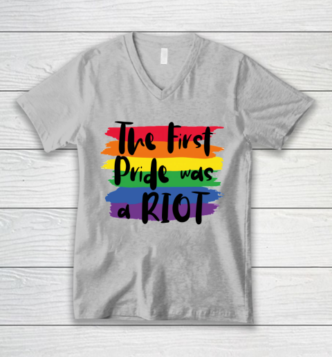v neck pride shirt