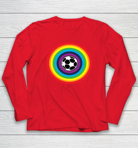 Grant Wahl Rainbow Shirt LGBT Rainbow Colours Soccer Football Worldcup 2022 Qatar Long Sleeve T-Shirt 6