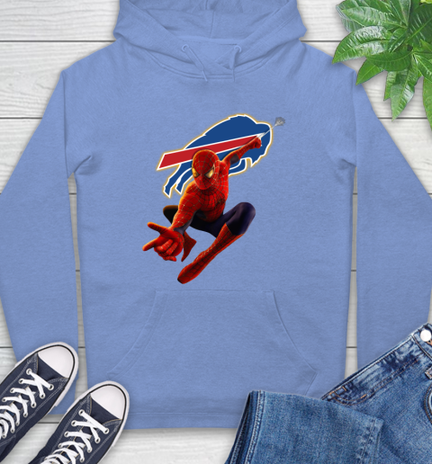 NFL Spider Man Avengers Endgame Football Buffalo Bills Hoodie 11