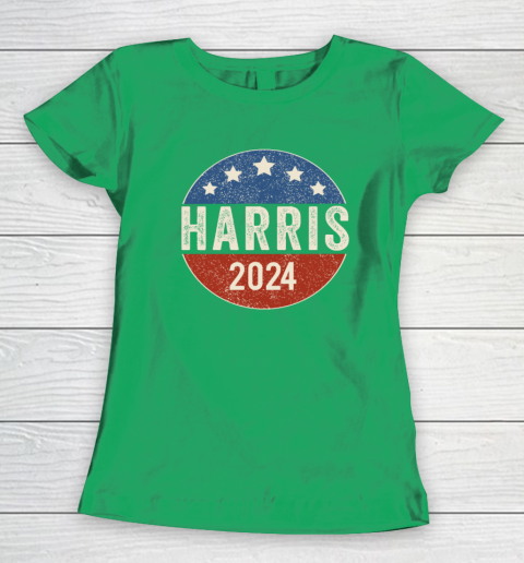 Kamala Harris 2024 For President Campaign US Flag Women's T-Shirt 4